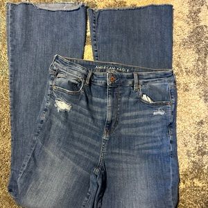 American Eagle high rise flares